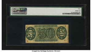 image for: Fr. 1371 50¢ Third Issue Justice PMG Extremely Fine 40....