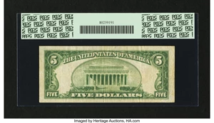 image for: Fr. 1526* $5 1928A Legal Tender Note. PCGS Very Fine 25....