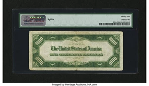 image for: Fr. 2210-C $1000 1928 Federal Reserve Note. PMG Very Fine 25....