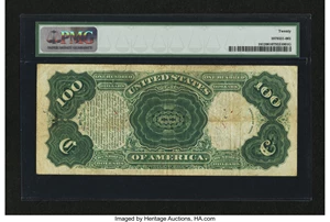 image for: Fr. 181 $100 1880 Legal Tender PMG Very Fine 20....