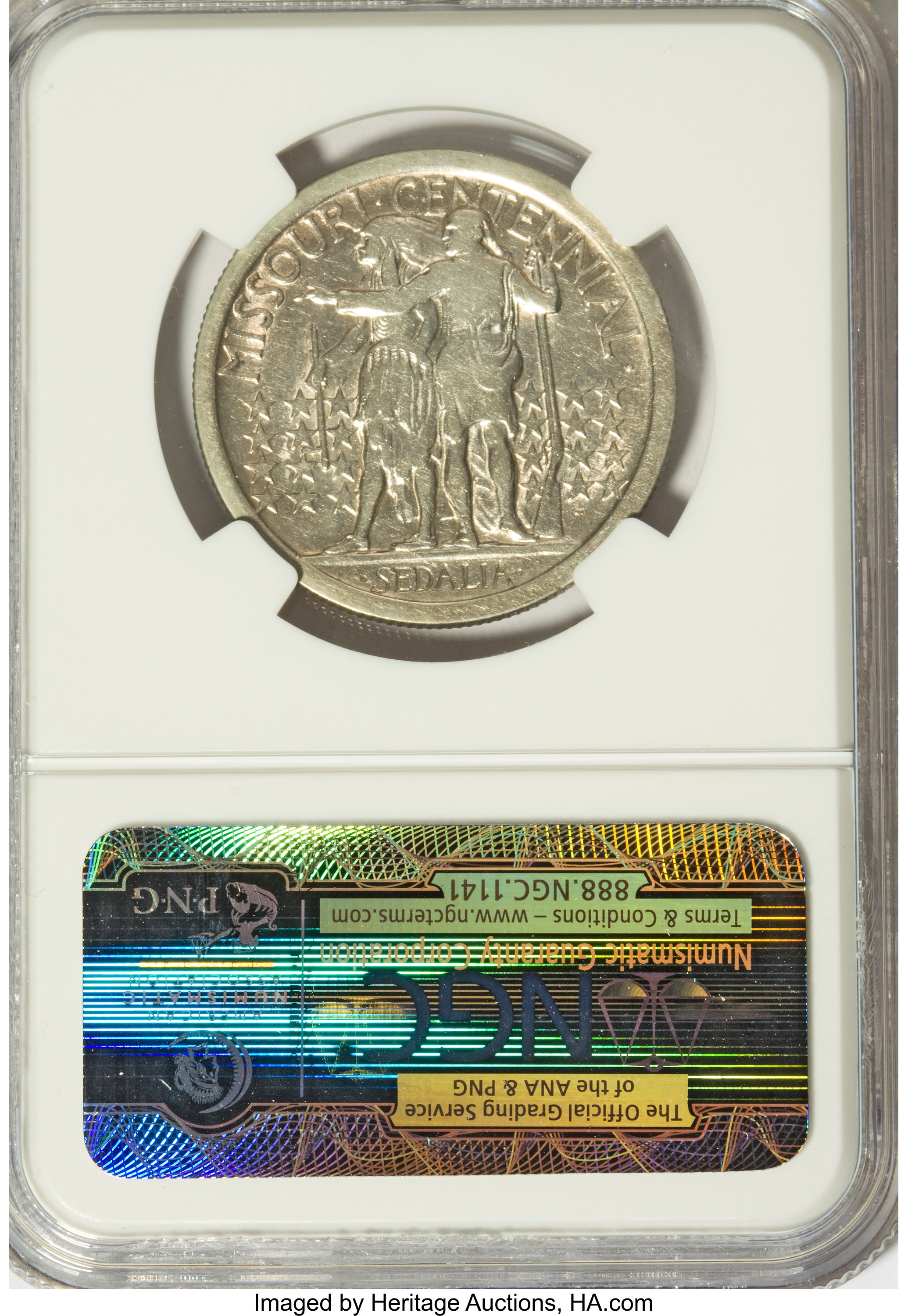 1921 50c Missouri VF30 thumbnail 2