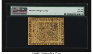 image for: Continental Currency May 10, 1775 $8 PMG Choice Very Fine 35 EPQ....