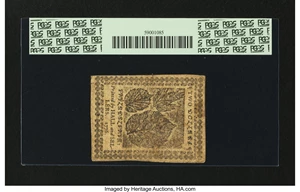 image for: Continental Currency July 22, 1776 $2 PCGS Very Fine 30....