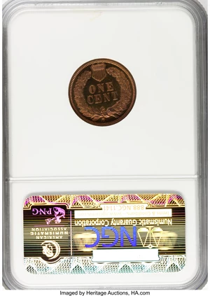 image for: 1904 1C PR64 Red and Brown Cameo NGC. CAC. NGC Census: (0/3). PCGS Population (4/8). (#82401)...