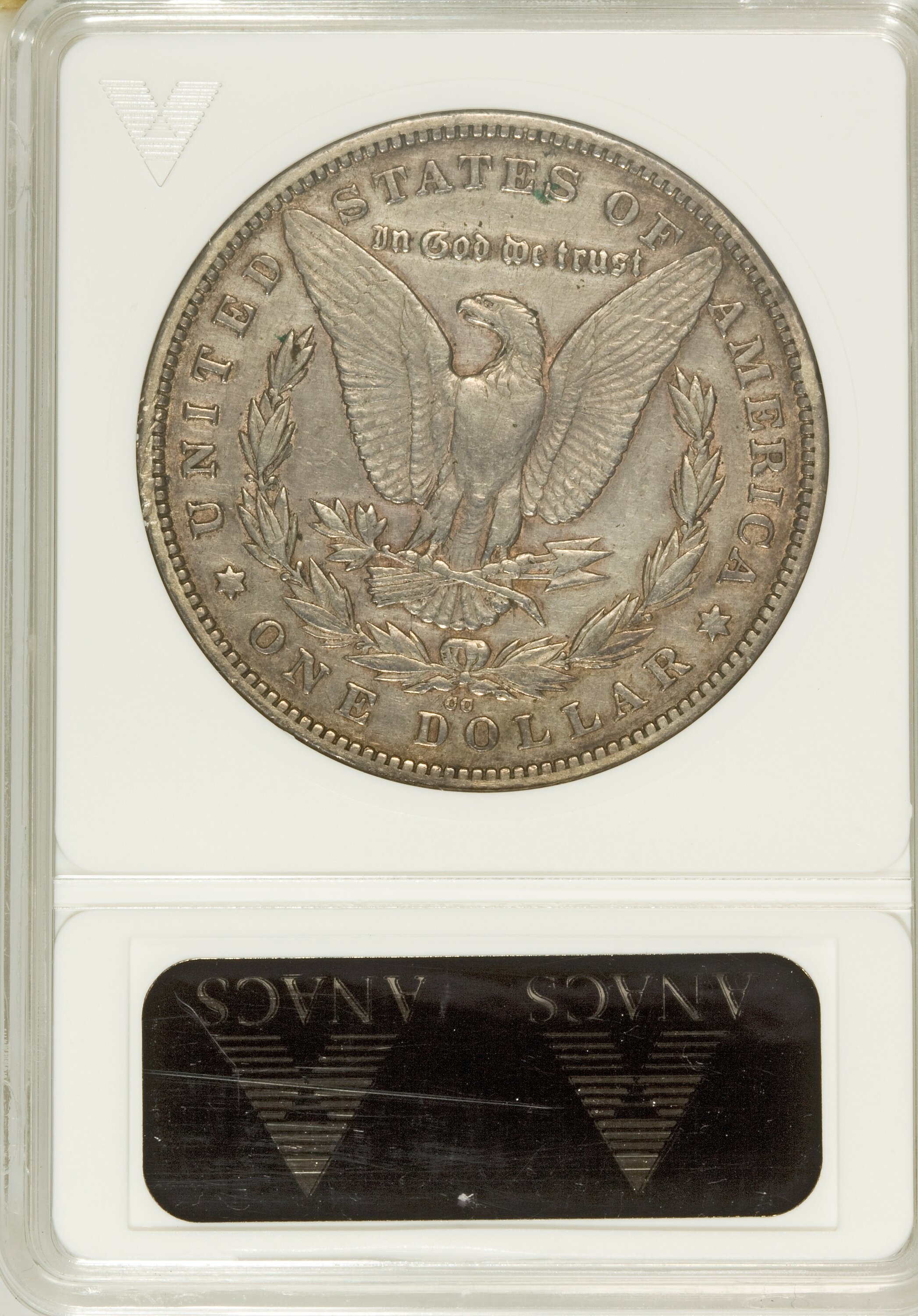 1880-CC $1  8/High 7 AU50 thumbnail 2