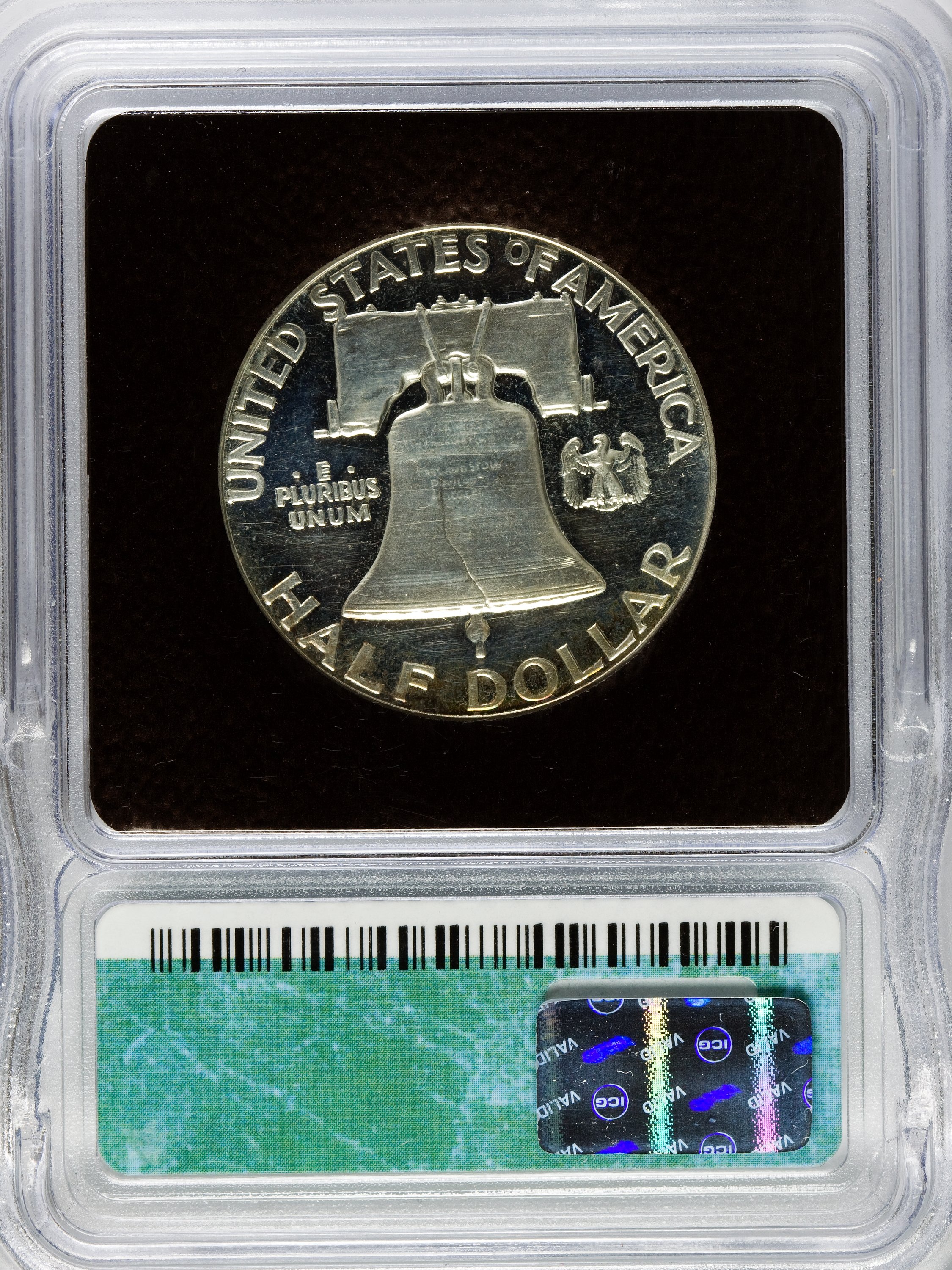 Franklin Half Dollar 50c 1950-1963 PR CAM [Type] PR62 CAM thumbnail 3