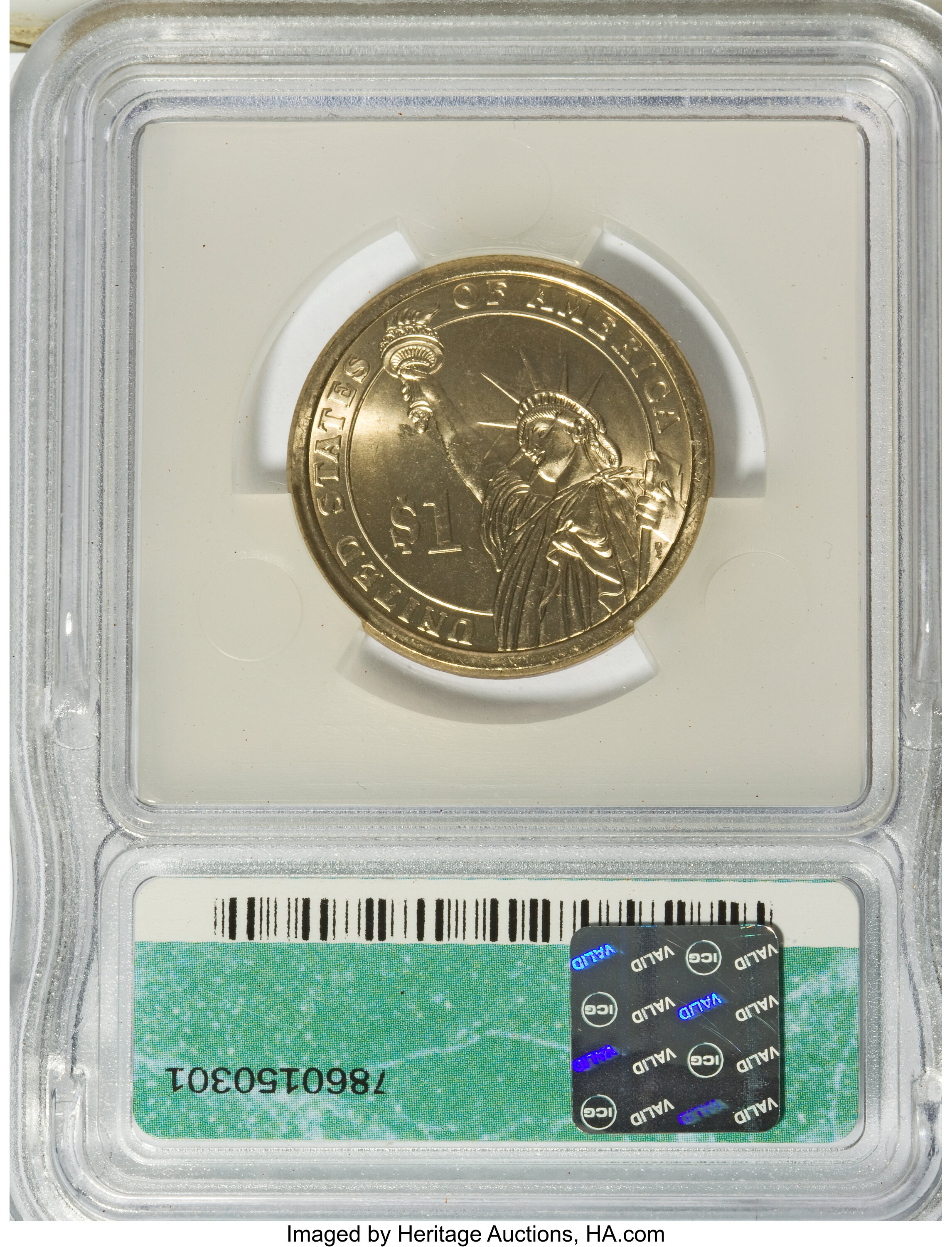 (2007) $1  George Washington, Missing Edge Lettering MS61 thumbnail 12