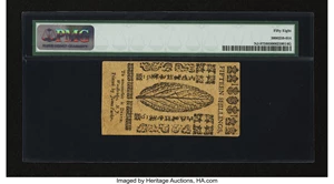 image for: New Jersey June 22, 1756 15s PMG Choice About Unc 58....