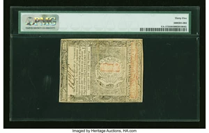 image for: Virginia May 1, 1780 $3 PMG Choice Very Fine 35....