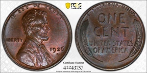 image for: 1926-D Lincoln Cent. MS-65 BN (PCGS). CAC.