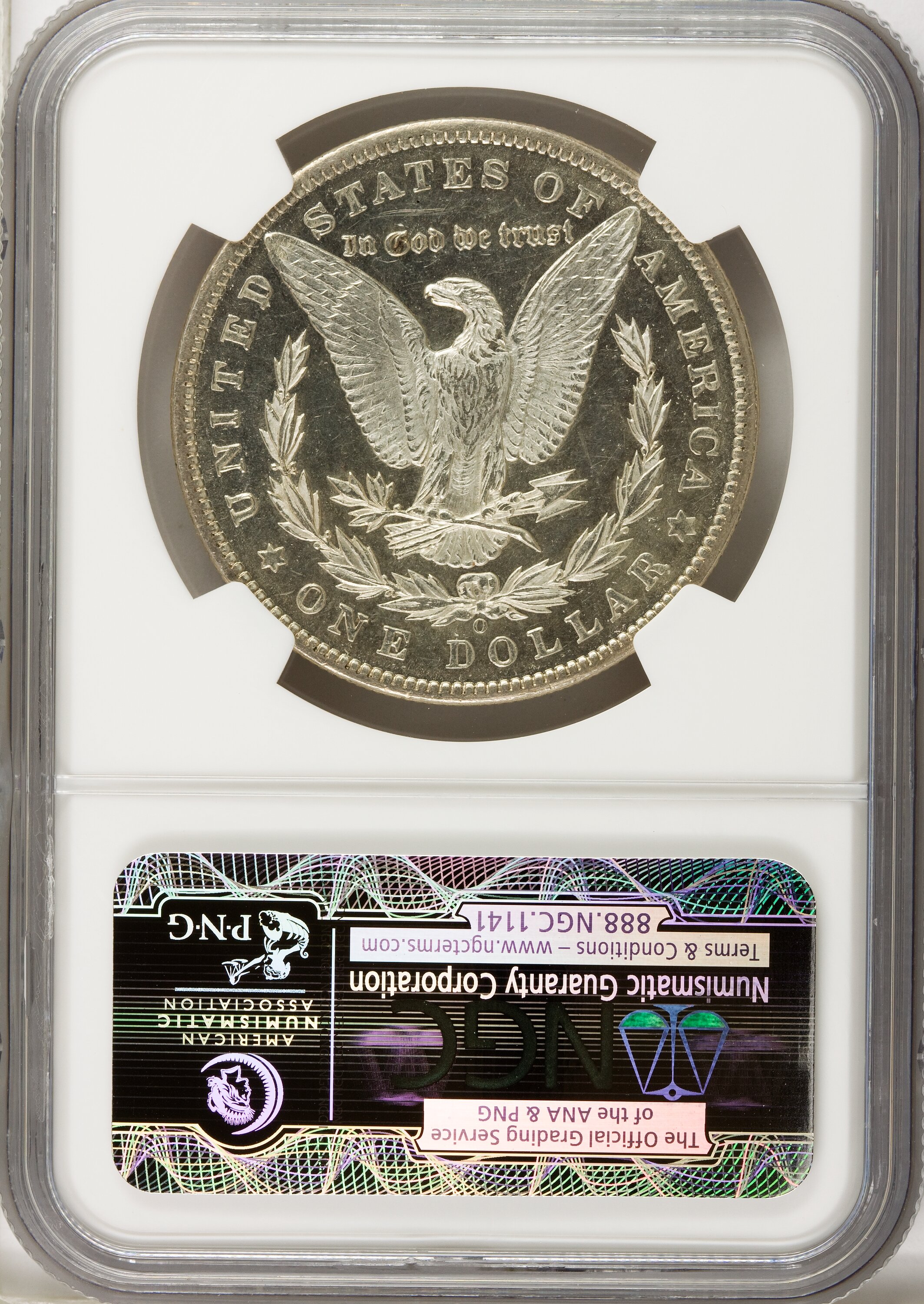 image for: 1897-O $1 MS61 Deep Mirror Prooflike NGC....
