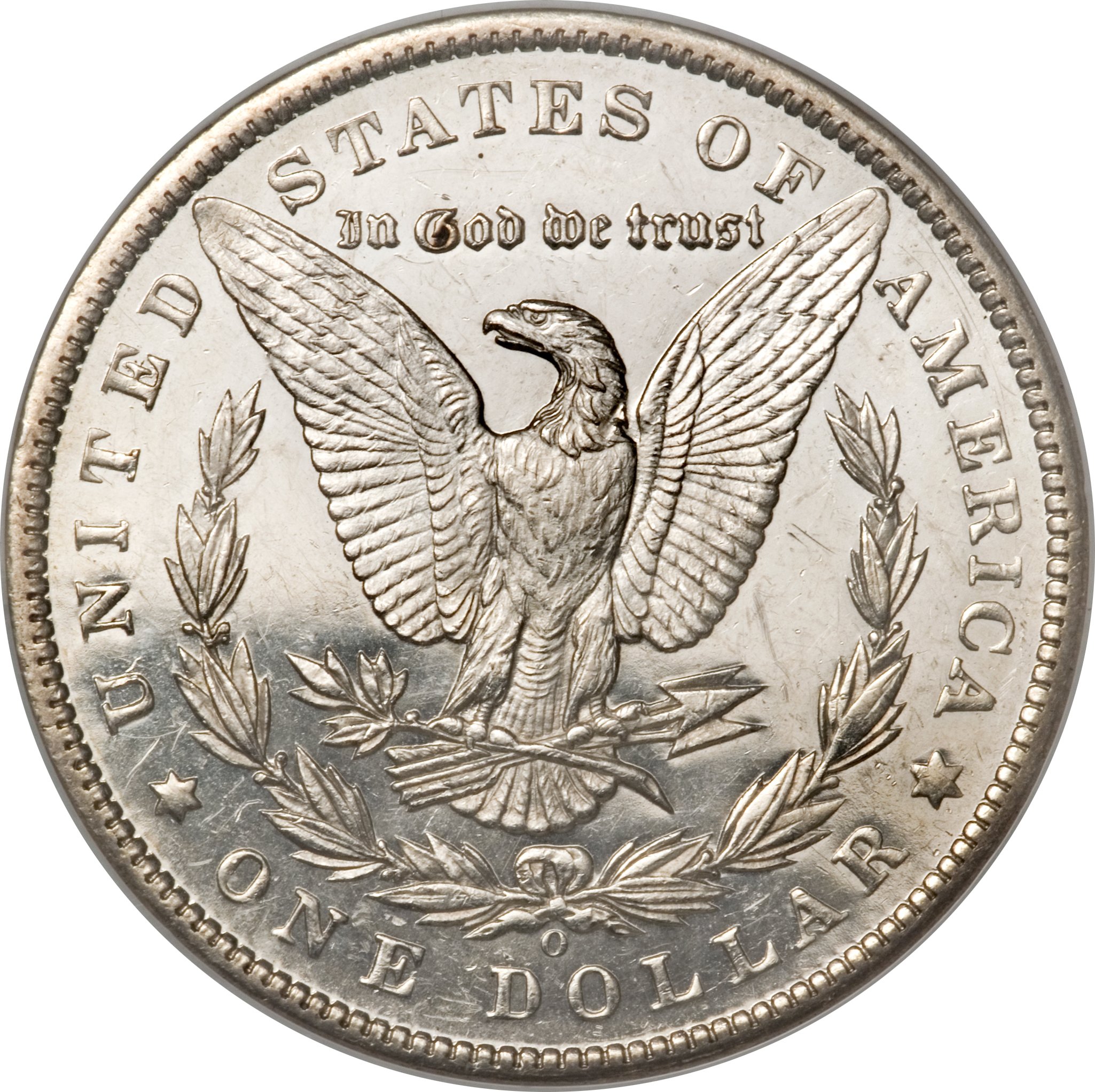 image for: 1897-O $1 MS61 Deep Mirror Prooflike NGC....
