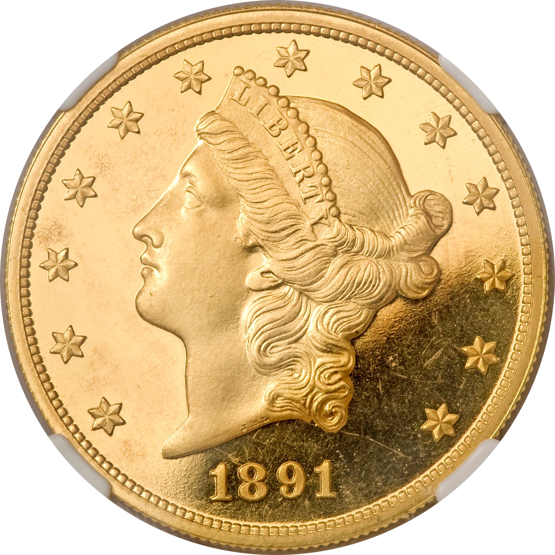 image for: 1891 $20 PR67 Ultra Cameo NGC....