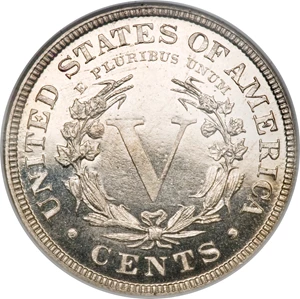 image for: 1884 5C PR66 Ultra Cameo NGC....