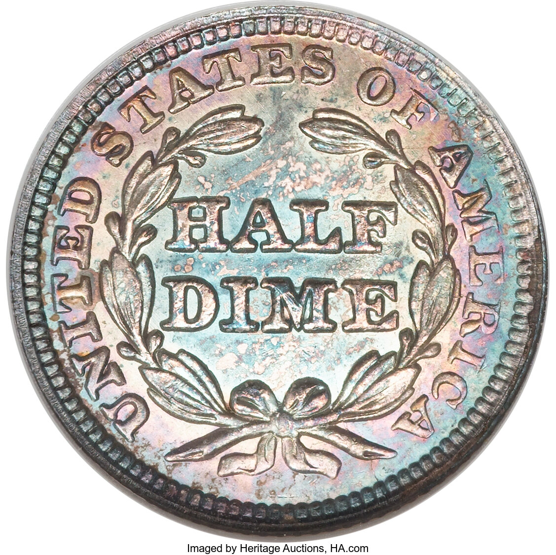 image for: 1849/6 H10C MS66 NGC....