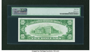 image for: Fr. 2001-B $10 1928A Federal Reserve Note. PMG Choice Uncirculated 64....