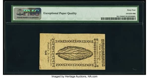 image for: New Jersey December 31, 1763 3s PMG Choice Uncirculated 64 EPQ....