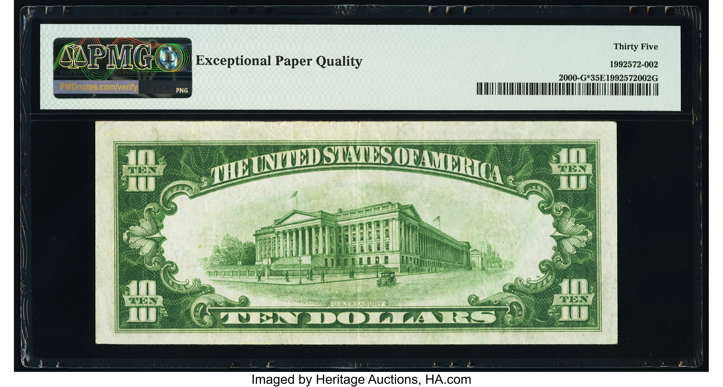 image for: Fr. 2000-G* $10 1928 Federal Reserve Star Note. PMG Choice Very Fine 35 EPQ....
