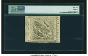 image for: Continental Currency April 11, 1778 $8 PMG About Uncirculated 53....