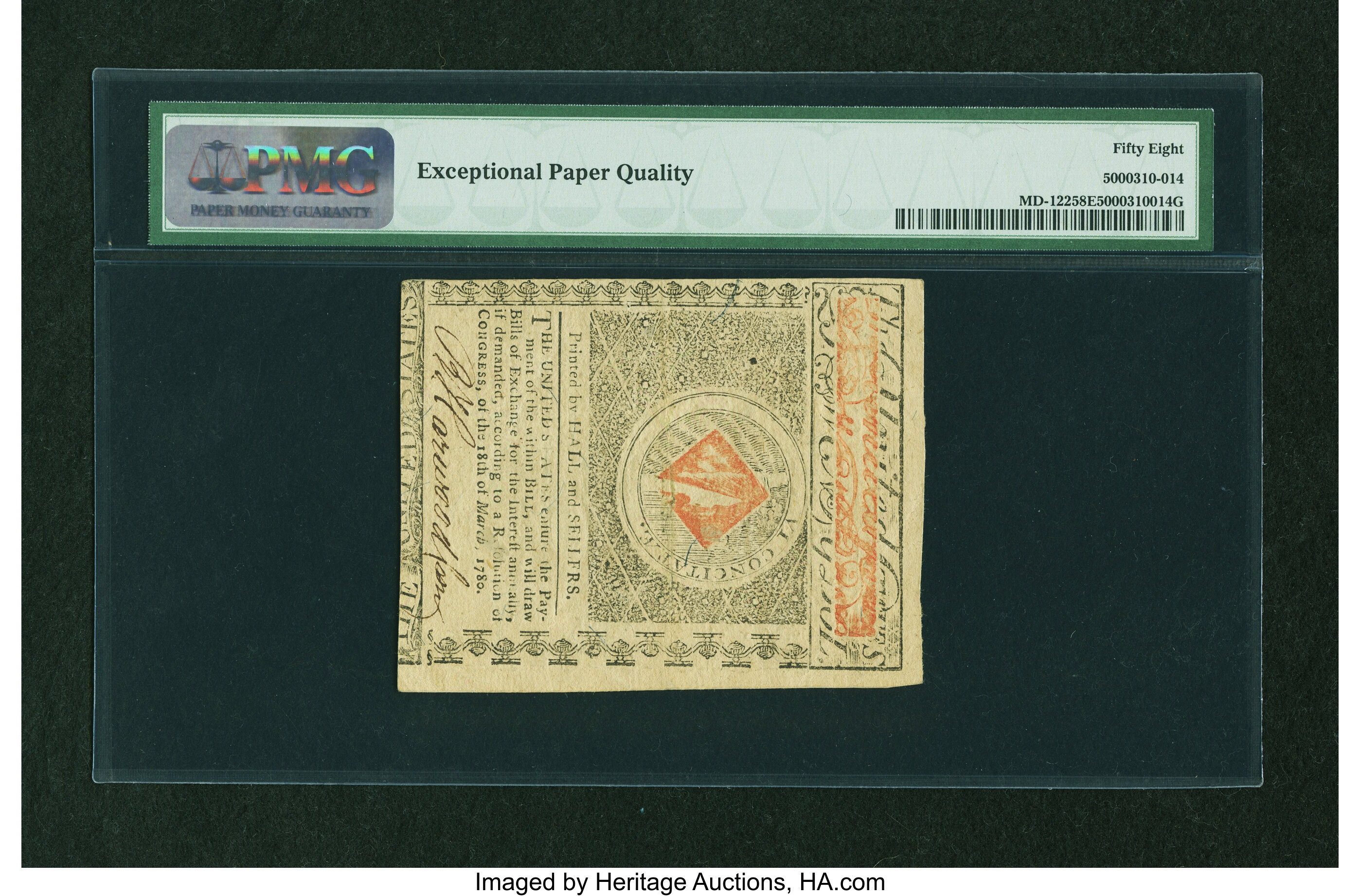 image for: Maryland June 28, 1780 $20 PMG Choice About Unc 58 EPQ....