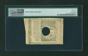 image for: New Hampshire April 29, 1780 $3 PMG Choice Extremely Fine 45....