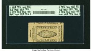 image for: New Jersey June 22, 1756 12s PCGS New 62PPQ....