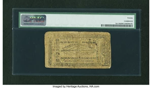 image for: New Jersey April 23, 1761 £6 PMG Very Fine 20....