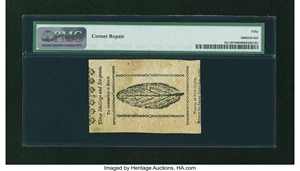 image for: New Jersey January 9, 1781 3s6d PMG About Uncirculated 50....