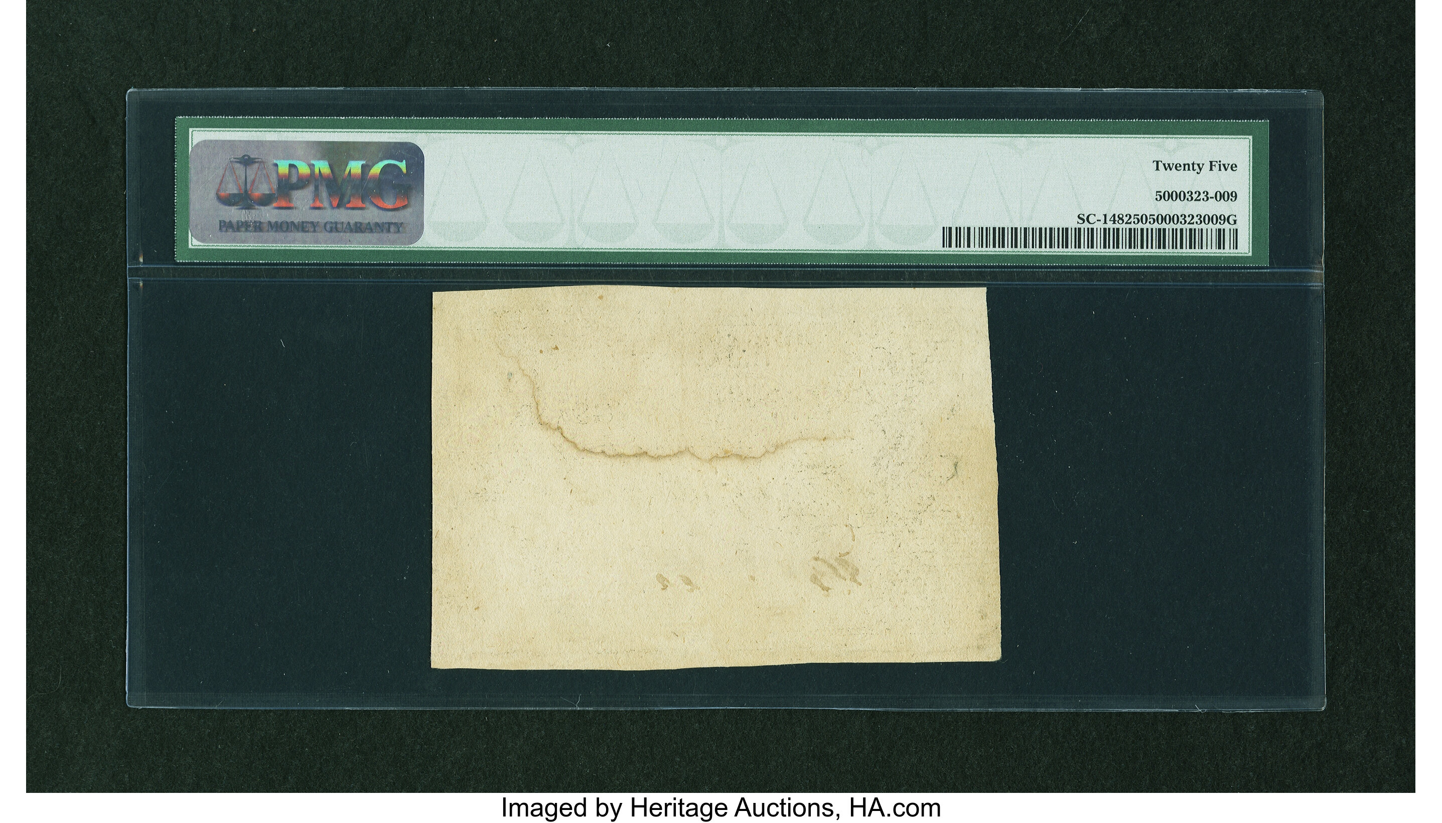 image for: South Carolina April 10, 1778 7s6d PMG Very Fine 25....