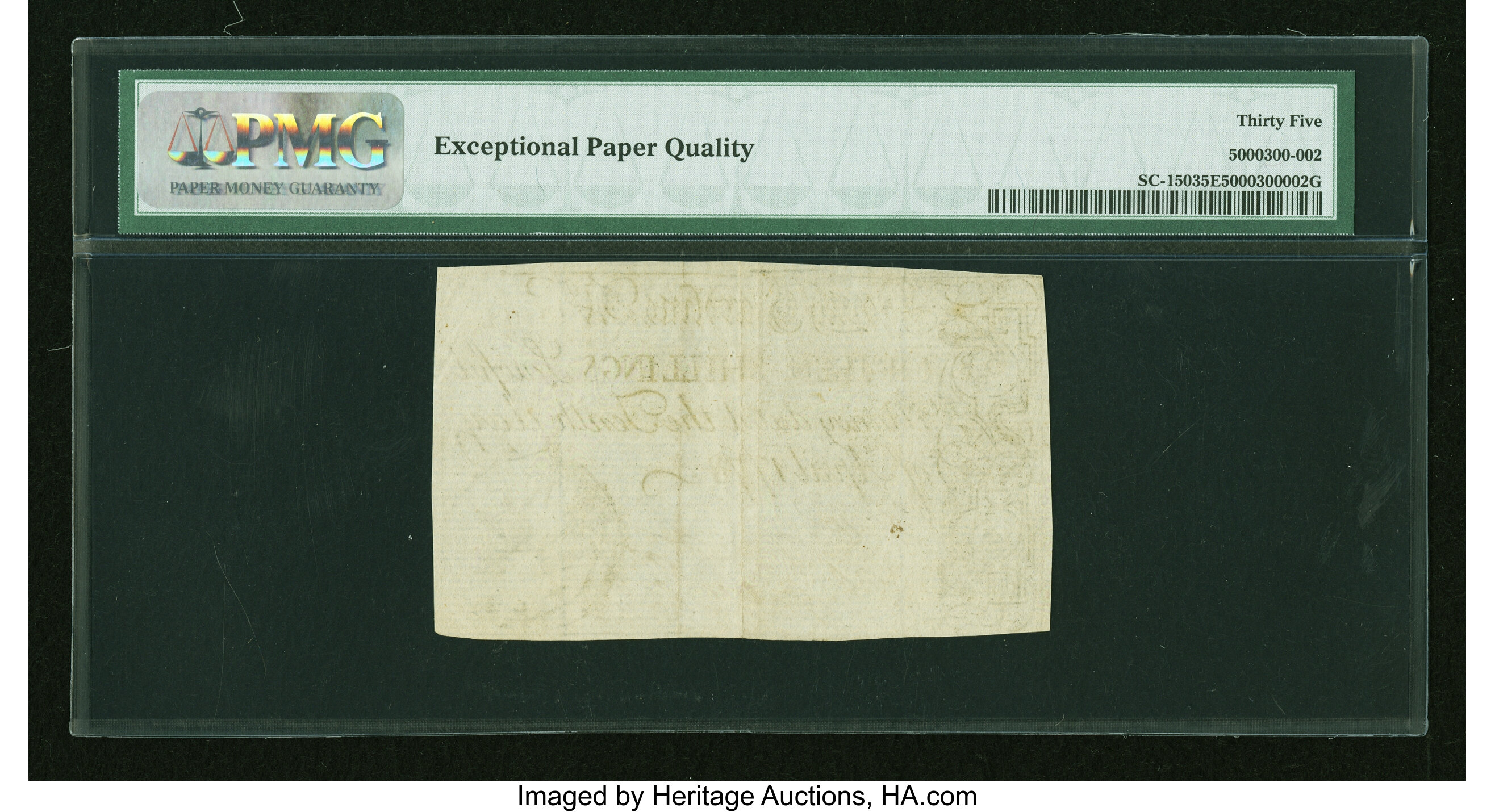 image for: South Carolina April 10, 1778 15s PMG Choice Very Fine 35 EPQ....