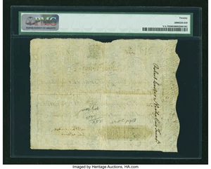 image for: Virginia March 4, 1773 £5 PMG Very Fine 20....