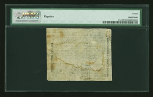 image for: Virginia October 16, 1780 $400 PMG Fine 12 NET....