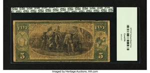 image for: New York, NY - $5 1875 Fr. 403 The National Park Bank Ch. # 891...