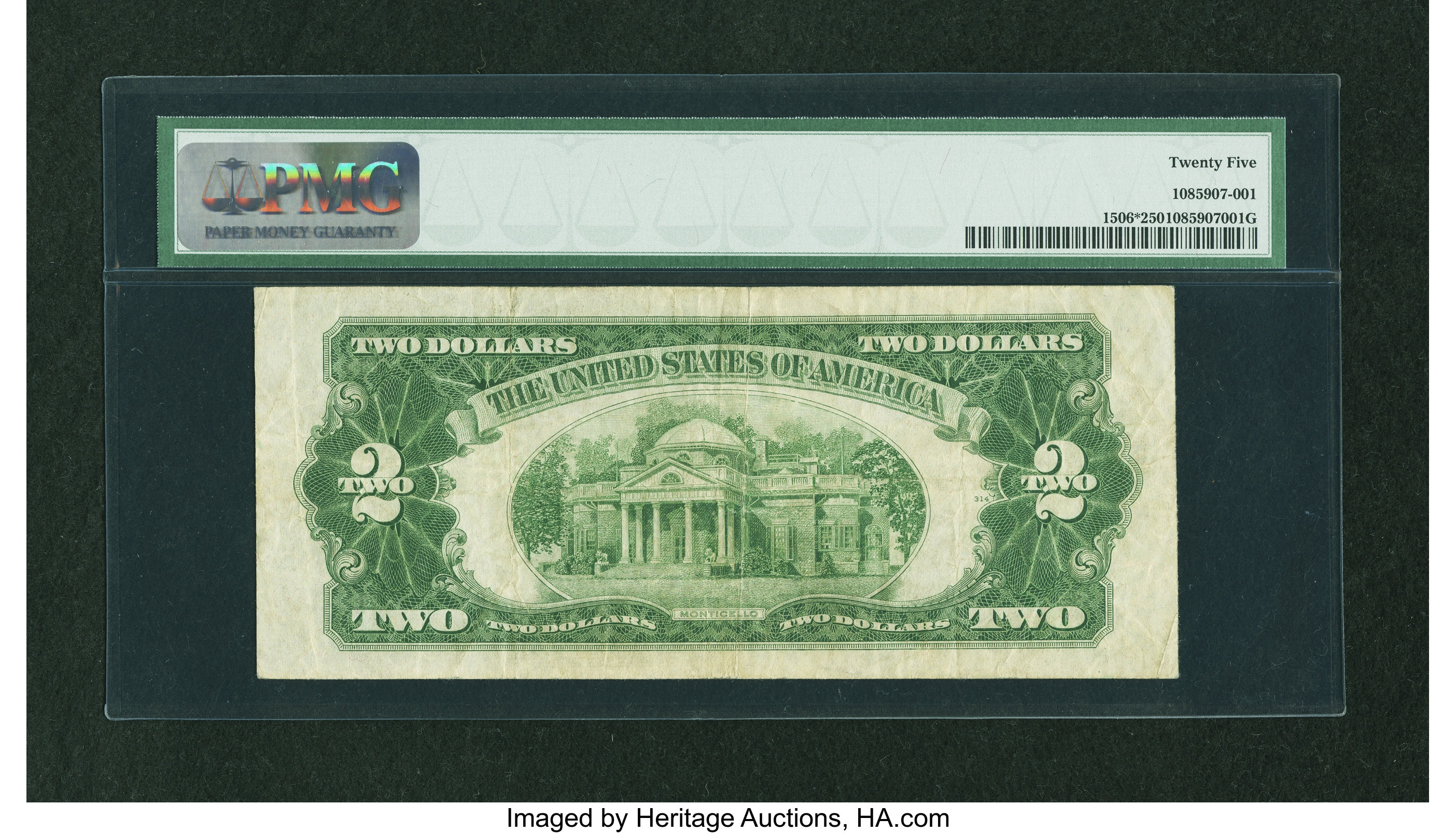 image for: Fr. 1506* $2 1928E Legal Tender Note. PMG Very Fine 25....