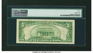image for: Fr. 1950-B* $5 1928 Federal Reserve Note. PMG Very Fine 20....
