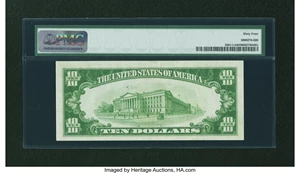 image for: Fr. 2001-L $10 1928A Federal Reserve Note. PMG Choice Uncirculated 64....