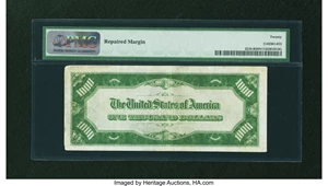 image for: Fr. 2210-B $1000 1928 Light Green Seal. Federal Reserve Note. PMG Very Fine 20 Net....