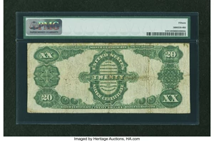 image for: Fr. 319 $20 1891 Silver Certificate PMG Choice Fine 15....