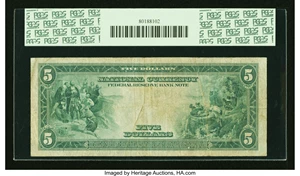 image for: Fr. 786 $5 1918 Federal Reserve Bank Note PCGS Fine 15....