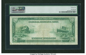 image for: Fr. 978 $20 1914 Federal Reserve Star Note PMG Very Fine 25....