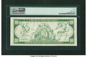 image for: Fr. 1124 $100 1914 Federal Reserve Note PMG Very Fine 30....