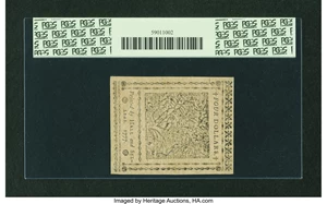 image for: Continental Currency May 20, 1777 $4 PCGS Choice About New 55....