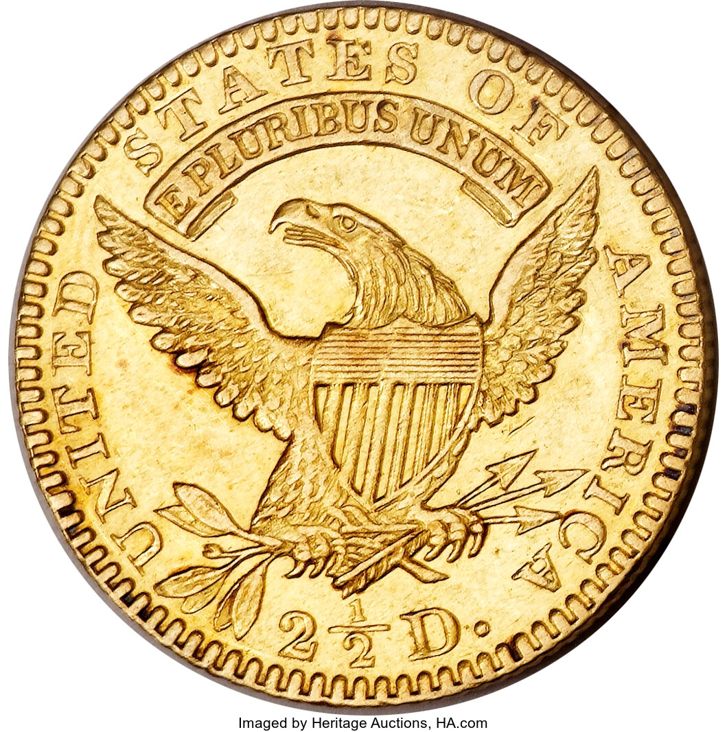image for: 1827 $2 1/2 AU53  ★  NGC....