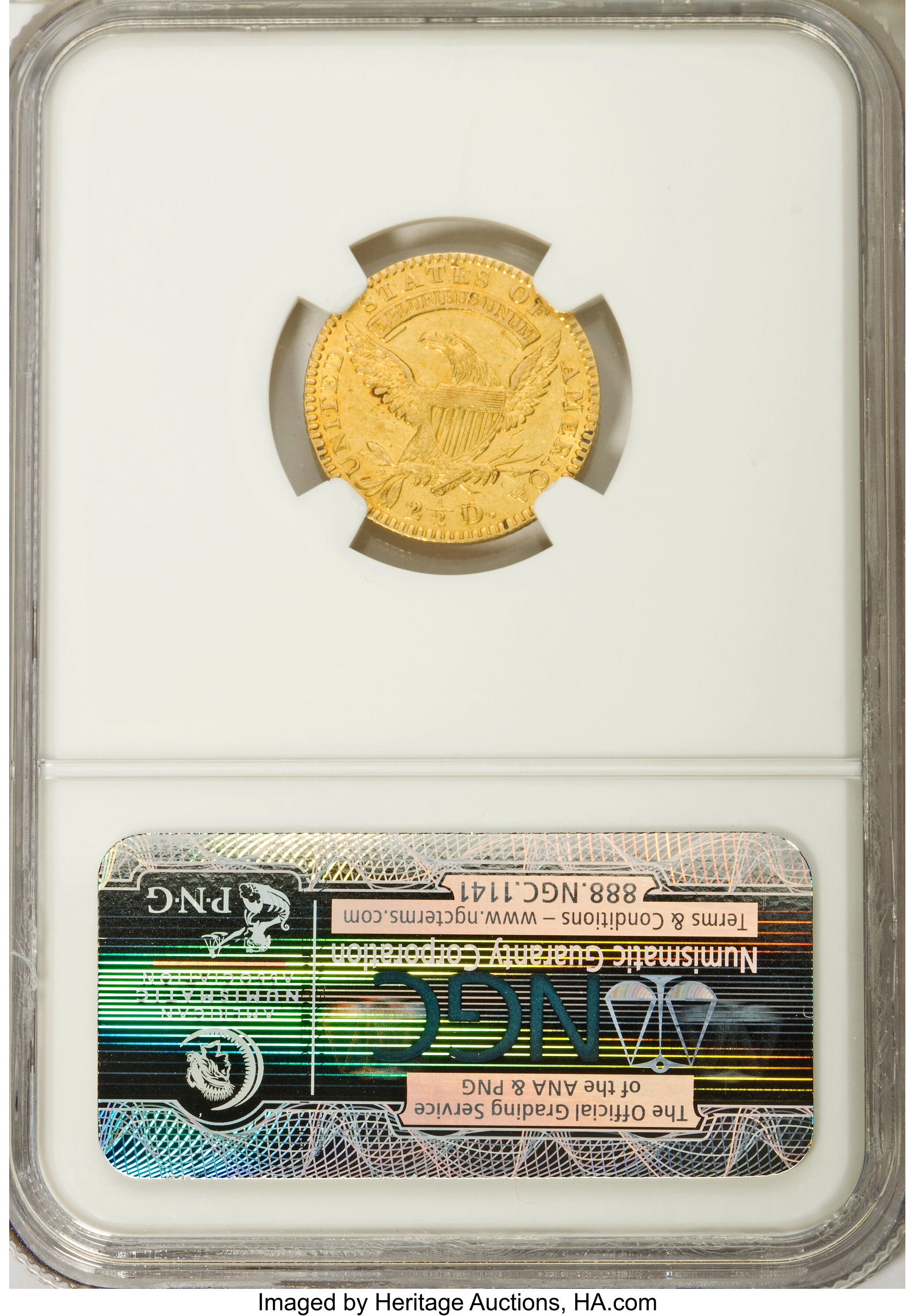 image for: 1827 $2 1/2 AU53  ★  NGC....