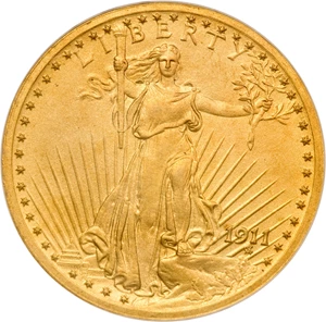 image for: 1911 $20 PR67 NGC....