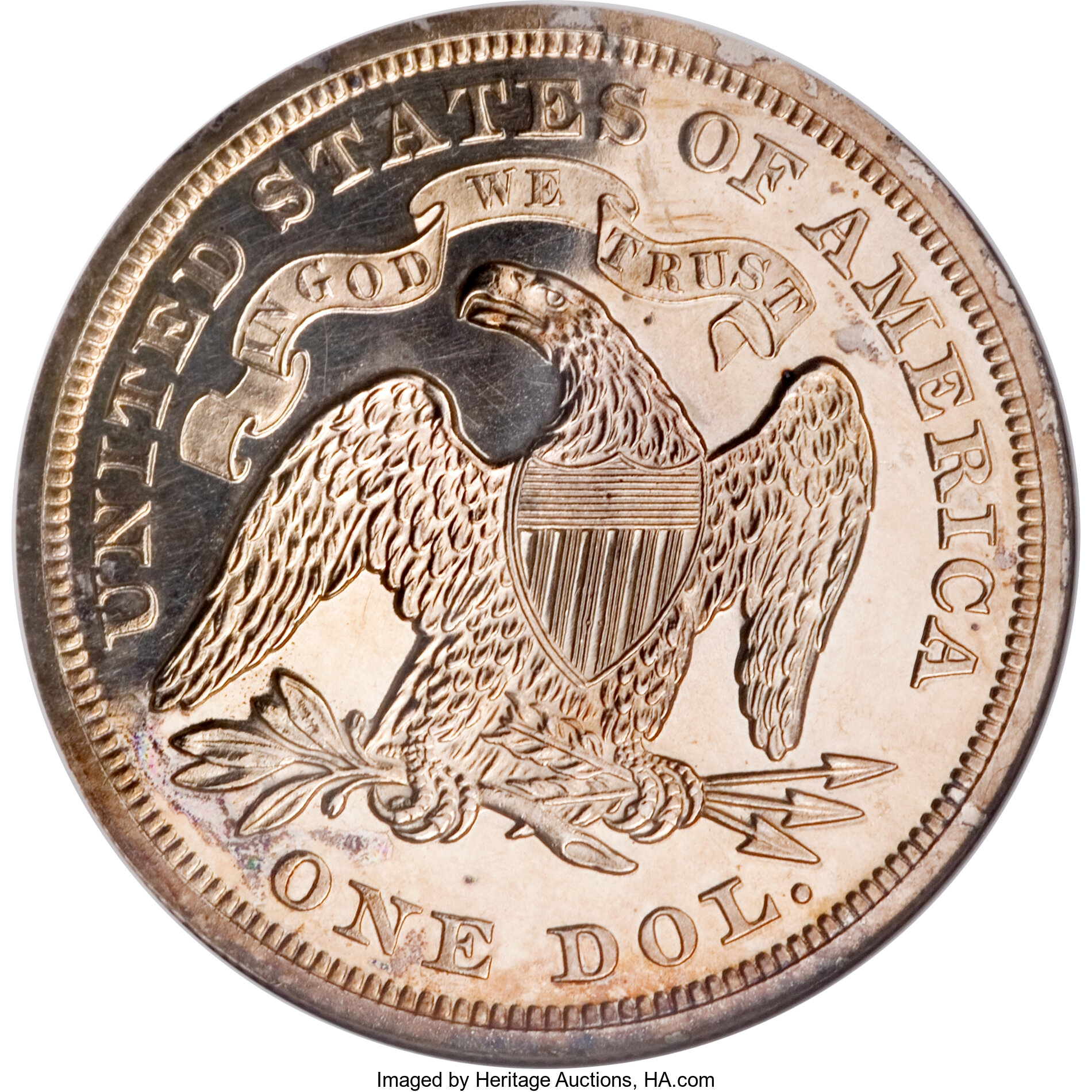 image for: 1871 $1 Dollar, Judd-1126, Pollock-1262, R.8, PR63 NGC....