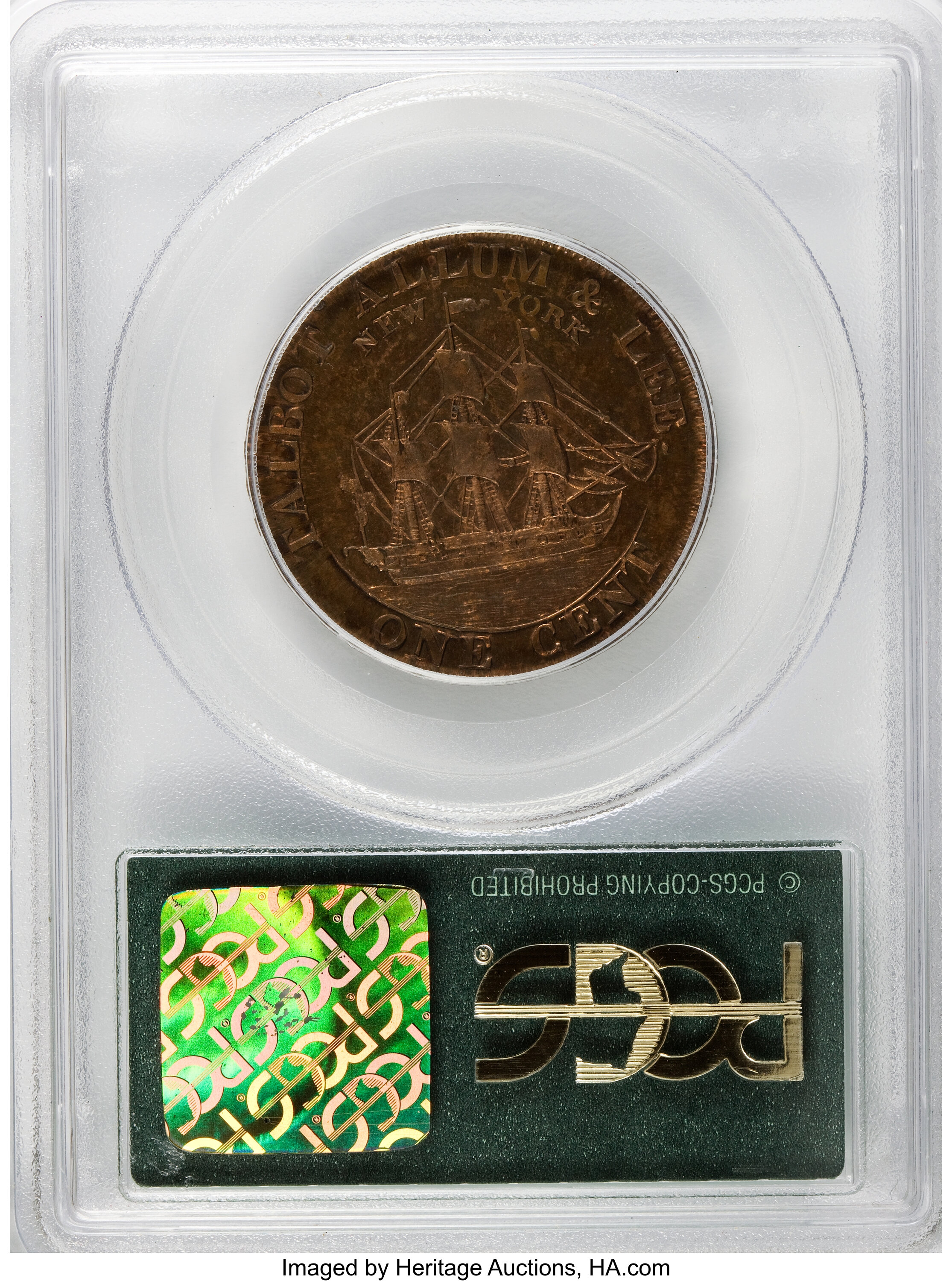 image for: 1794 Cent Talbot, Allum & Lee Cent PR64 Red and Brown PCGS....