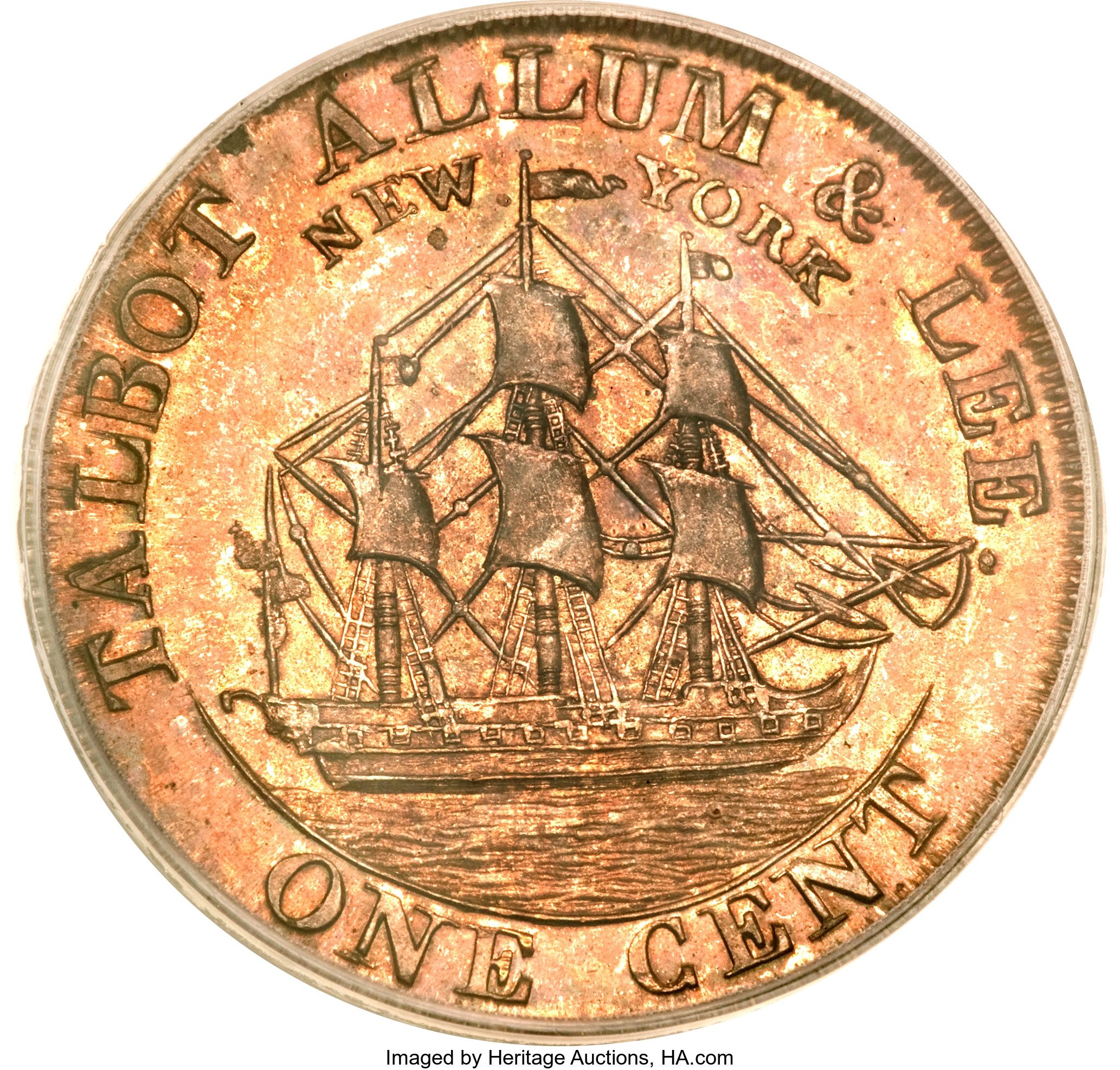 image for: 1794 Cent Talbot, Allum & Lee Cent PR64 Red and Brown PCGS....