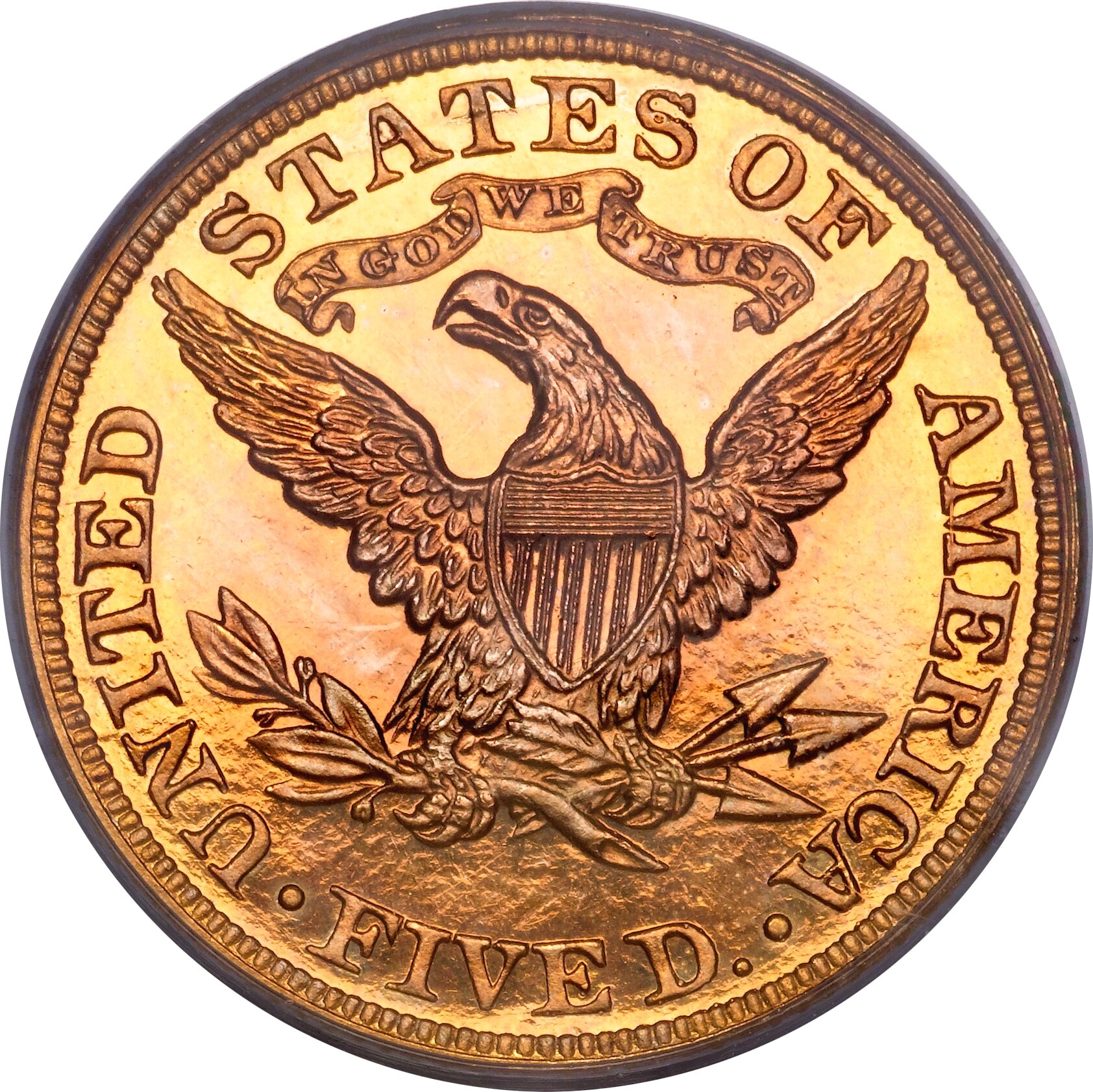 image for: 1885 $5 PR62 Cameo PCGS....