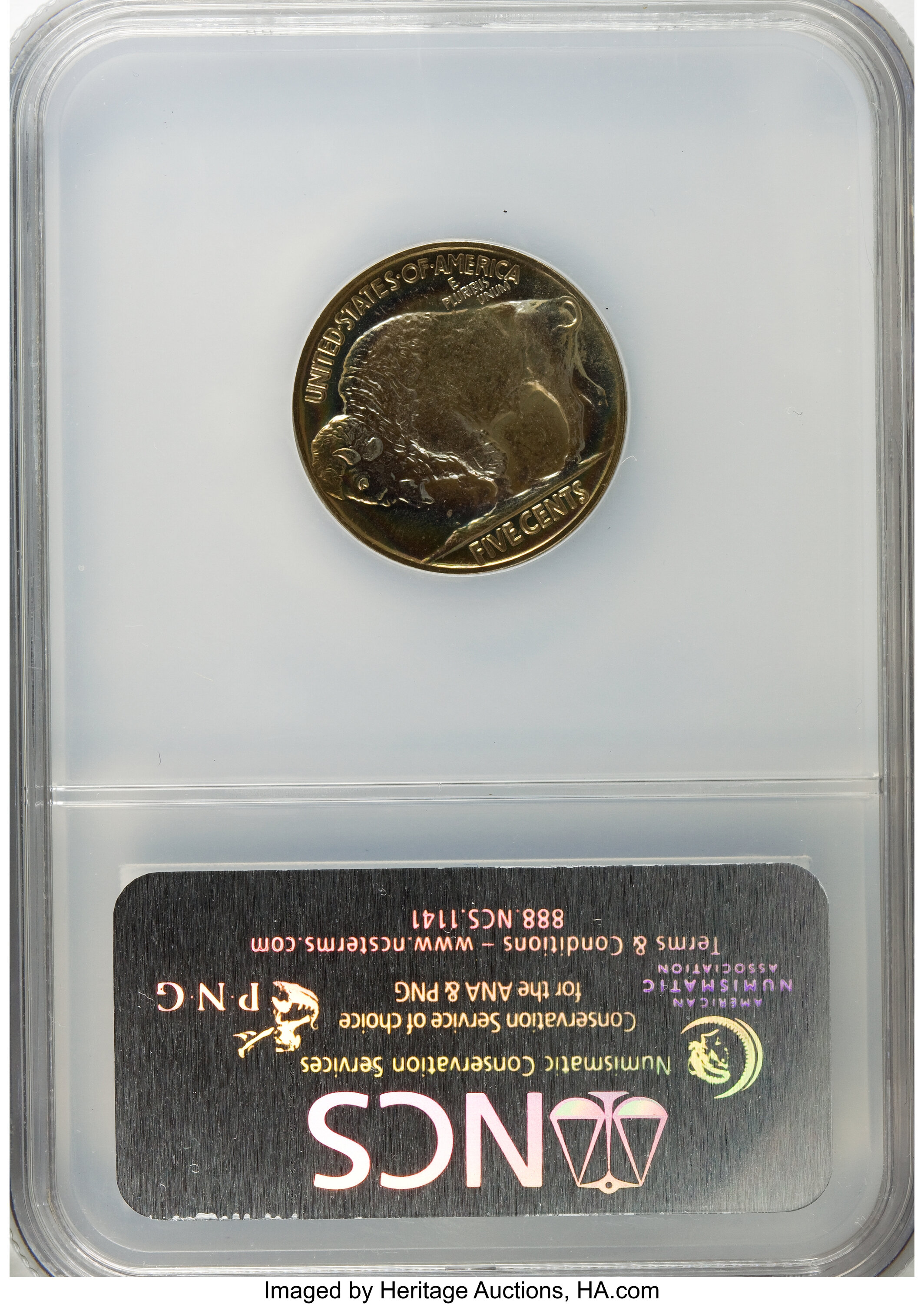 Buffalo Nickel 5c Brilliant Finish, 1936-1937 [Type] PR60 thumbnail 4